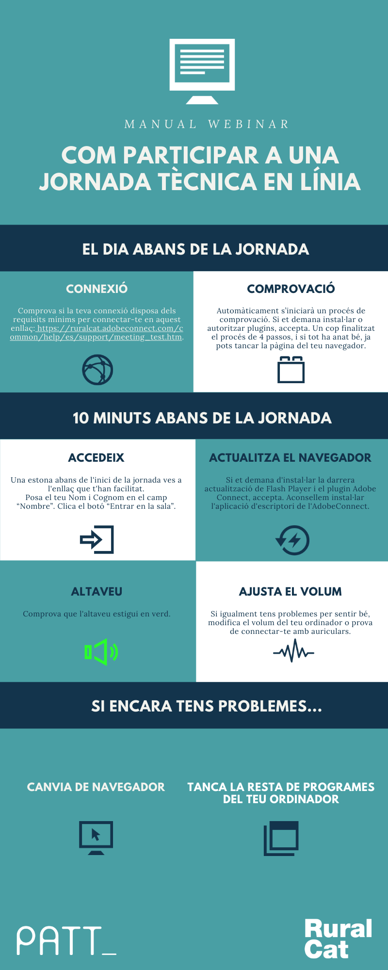 Cartell de manual webinar.