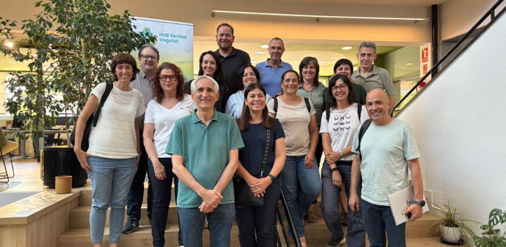 Els membres del Comitè Estratègic del HUB de Sanitat Vegetal de Catalunya durant la reunió de constitució celebrada el passat dilluns 7 de juliol