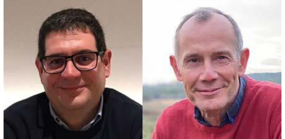 Joan Solé (a l'esquerra) i Enric Bartra (a la dreta)