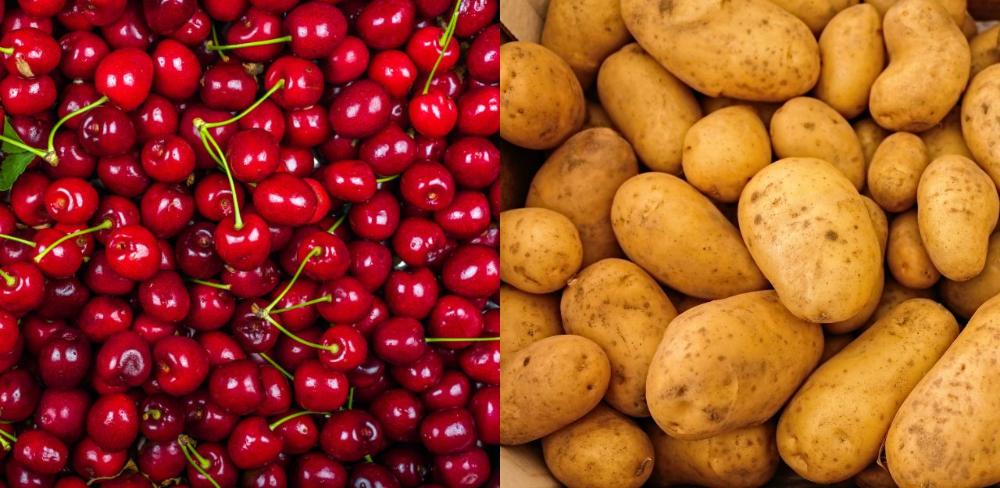 L’objectiu de la campanya és informar als consumidors i posar en valor les qualitats d’aquests de la patata nova i de la cirera