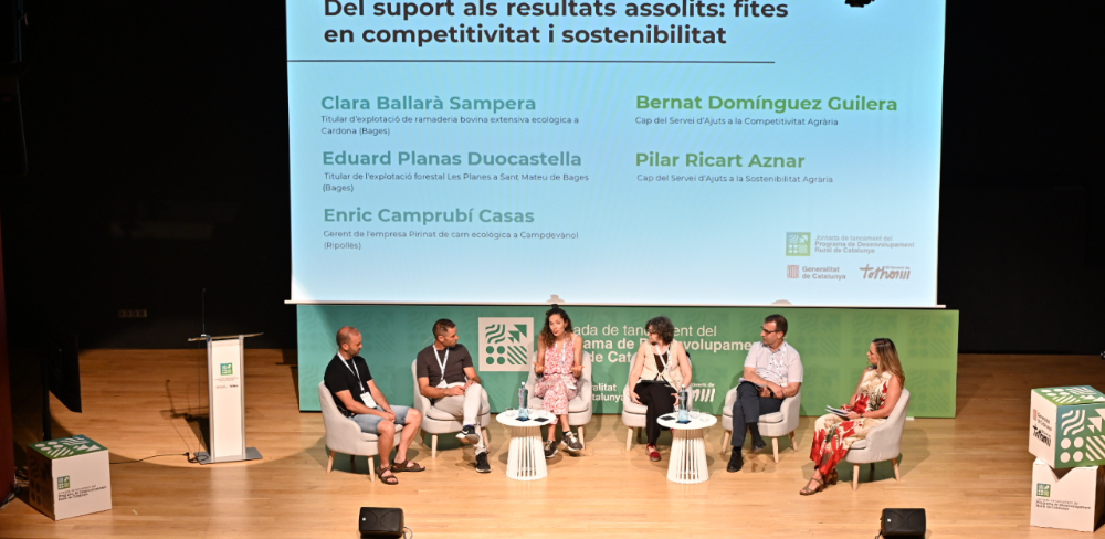 Participants titulars de les explotacions a la jornada de tancament del Programa de desenvolupament rural 2014-2022