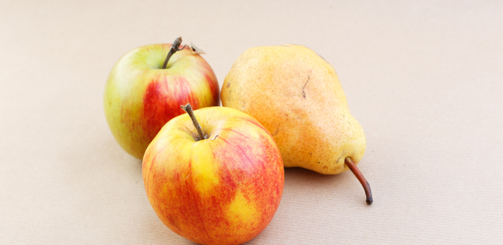 Les pomes i peres són fruites amb una gran aportació de fibra que ajuden al bon funcionament de l’aparell digestiu.